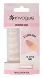 Invogue Ovale vorm valse 24 nagels, klassieke akt, 25 g