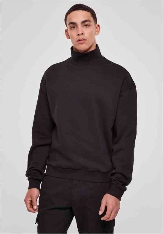 Urban Classics High Rib Neck Crew Sweater - Zwart - 4XL - Heren