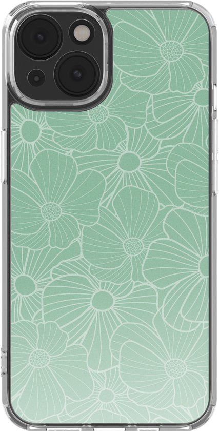imoshion Hoesje - Geschikt voor Apple iPhone 14 - Design hoesje - Botanica