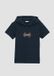 s.Oliver T-shirt met capuchon voor kinderen, korte mouw, katoen, navy, maat 92/98