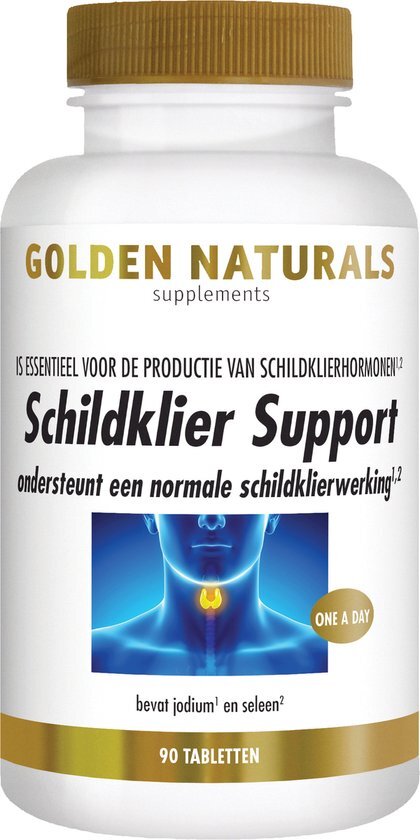 Golden Naturals Schildklier Support Tabletten 90 st
