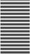 Zebra rolgordijn 120x200 cm stofbreedte 115,9 cm noir