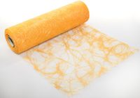 Sizoweb® 25 m x 30 cm, originele tafelband, tafelloper, abrikoos, voor bruiloft