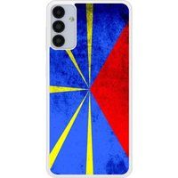 Samsung Galaxy A13 Drapeau la reunion Verstevigd hoesje met sublimatie bedrukking