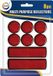 DID Reflectoren - 16x - rood - kunststof - zelfklevend fietsreflector