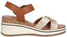 SUB55 Sandalen Hak Sandalen Hak - Cognac - Maat 40