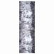vidaXL Tapis de cuisine gris 150 x 45 cm velours