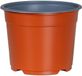 vidaXL Ronde Bloempot Terracotta Ø 10 x 8 cm Kunststof