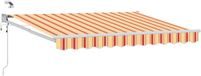vidaXL Auvent de soleil extensible électrique Multicolore 3 x 2,5 m