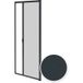 Avosdim Moustiquaire enroulable pour porte 140 x 230 cm aluminium gris anthracite texturé store coulissant anti-insectes recoupable