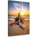 Tableaux, Plage Mer Paysage Coucher De Soleil,70x100