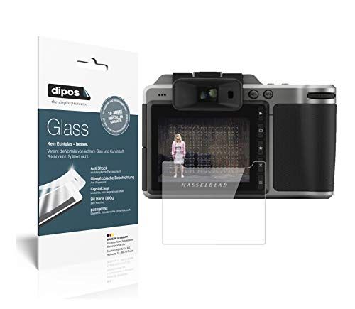 dipos I Pantserfolie, helder, compatibel met Hasselblad X1D II 50C, beschermfolie 9H displayfolie