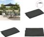 vidaXL Parasoldoek 300 cm antraciet
