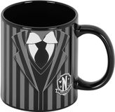Woensdag Karactermania - Wednesday - Uniform - Mok in geschenkverpakking - Mokken - koffietassen - Zwart