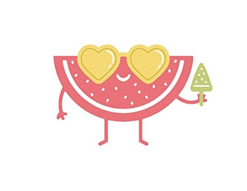 MISS KUTY ZAG fijn sjabloon voor de zomer, Sandia 3u.