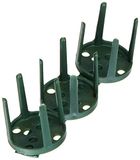 GLOREX Steekmassahouder zelfklevend, plastic, meerkleurig, 12 x 11,6 x 2,5 cm
