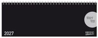 Tischquerkalender Korsch Verlag Tischquerkalender Classic Colourlux schwarz 2027