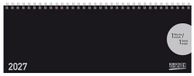 Tischquerkalender Korsch Verlag Tischquerkalender Classic Colourlux schwarz 2027