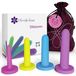 Set de 4 dilatateurs vaginaux en silicone souple à usage thérapeutique