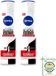 Nivea Black & White Max Protection Déodorant Spray - 150 ml - 2 pièces