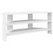 vidaXL - HoekTVKabinet - 102x40,5x45cm - Wit - Bewerkt - hout