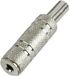 TRU COMPONENTS 595215 Jackplug 3.5 mm Bus, droit Nombre de pôles : 2 Mono Argent 1 pièce(s)