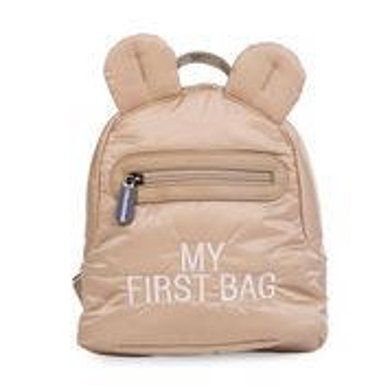 Childhome Kinderrugzak My First Tas gewatteerd beige - Polyester - 5420007162009