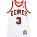 Mitchell & Ness Maillot de basket-ball pour homme, maillot NBA HWC 2006 No 3 Allen Iverson Dennug blanc