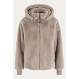Moscow Moscow faux fur jas - taupe