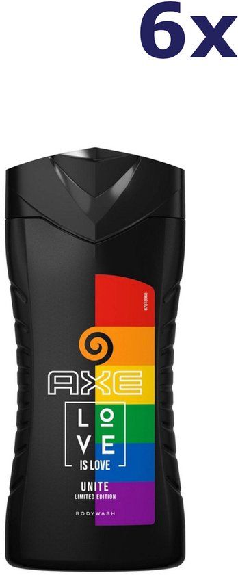 Axe 3-in-1 Douchegel Unite - 6 x 250ml - Voordeelverpakking