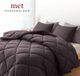 Sleep Comfy Deluxe 2-en-1 Dekbed voor alle seizoenen - 240x220 cm - Zwarte boon