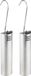 Merkloos Set van 8x RVS radiator waterverdampers/luchtbevochtigers - 20 cm