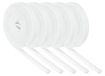 Icecat Set van 5 kabelbeschermhoezen, glasvezel met siliconen, 3 meter, 7 mm, wit