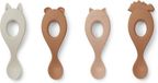 Liewood Livia Cuillère Lot de 4 Rose mix