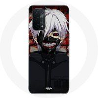 Maniacase Etui voor Oppo A74 Tokio Ghoul Kaneki Ken Japans Anime Masker
