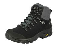 Brütting Wandelschoen Mount Tanaga Nubuck Leer Zwart/grijs Mt 41