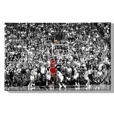 Homemania Basketbalafbeelding voor woonkamer, slaapkamer, meerkleurig, 45 x 3 x 70 cm, HM20KNV45 x 70 – 239, polyester, hout