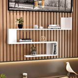 [en.casa] Wandrek Kitee 120x14,5x71,5cm wit