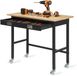 Latios établi et table d'outils - table de travail avec tiroirs et roulettes - plateau 122 x 61 cm - capacité de charge 680 kg