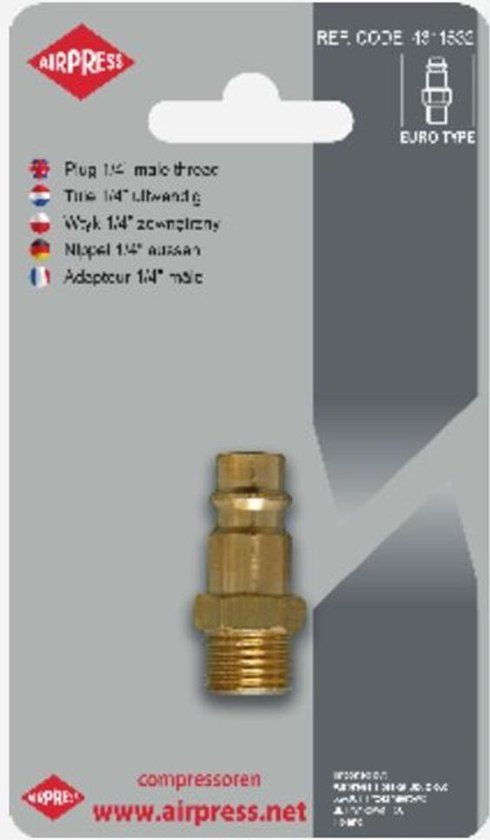 Airpress Tule uitwendig 1/2" - Euro
