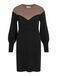 VILA Robe 'VIKerry' mocha / noir