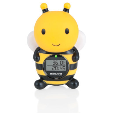 Miniland badthermometer Thermo Bath Bee - Geel