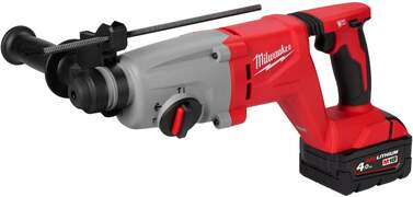 Milwaukee M18™ BLHACD26-402X Accu Combihamer 26mm SDS+ D-Handvat 18V 4,0Ah in HD-Box - 4933492480