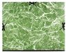 Carton Exacompta 660E Annonay tekenmap voor DIN B2 met stoffen sluitband, zwart en groen gemarmerd