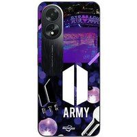 Maniacase Etui Oppo A58 BTS leger logo Bangtan Subs