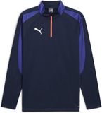 PUMA IndividualLIGA 1/4 Zip Top Heren Sportshirt - Club Navy - Maat XL