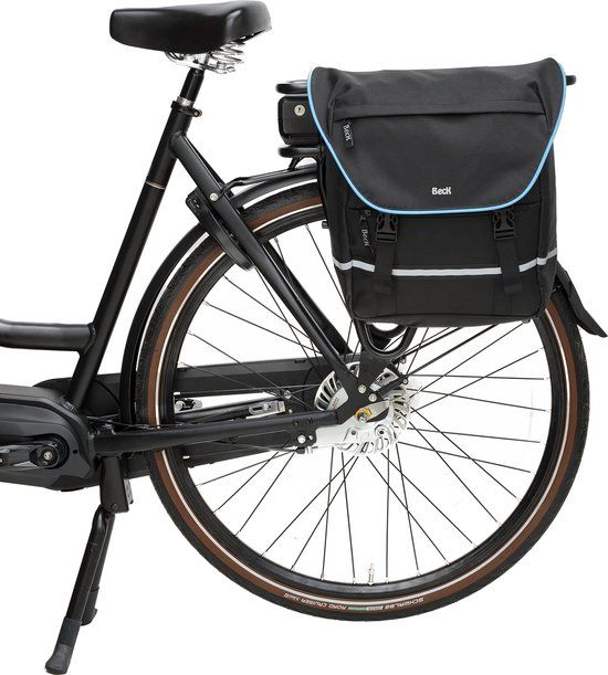 BECK SPRTV Single Fietstas - Blauw - 15L - Achter - Waterafstotend - Inclusief Regenhoes