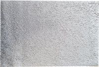 Zeller diner tafel placemats - gevlochten - glanzend zilver - rechthoekig - 30 x 45 cm