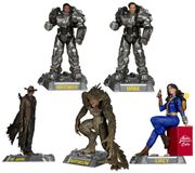 Fallout Figurines PVC de la série Fallout, vagues 3, ensemble de 6 pièces