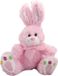 Osterdekoration en peluche, rose, 30 x 27 cm